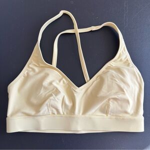 Girlfriend Collective Women’s Butter Yellow Bikini Top Size Small
